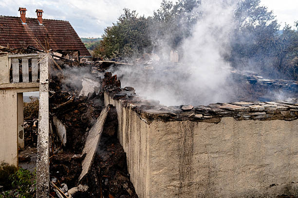 Professional Fire Damage Repair technician working in Laurel, VA